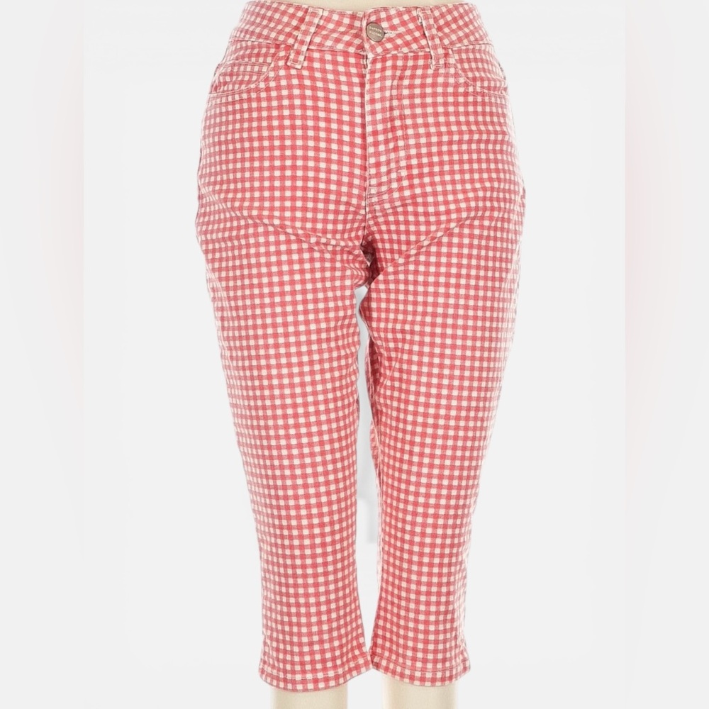 NWT Damson Madder Gingham Capri Jeans UK 6 / US 2 - Picture 8 of 15